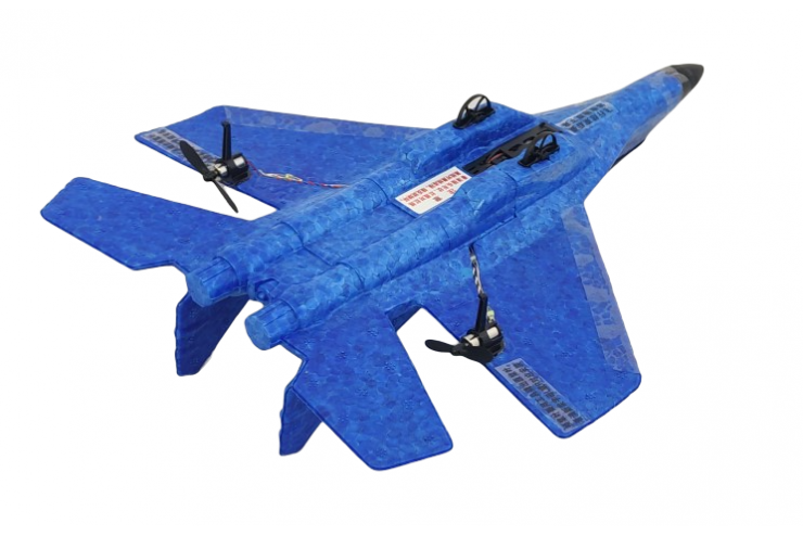 Радиоуправляемый истребитель Миг-320 2.4G ZHIYANG TOYS ZY909-BLUE — фото 8