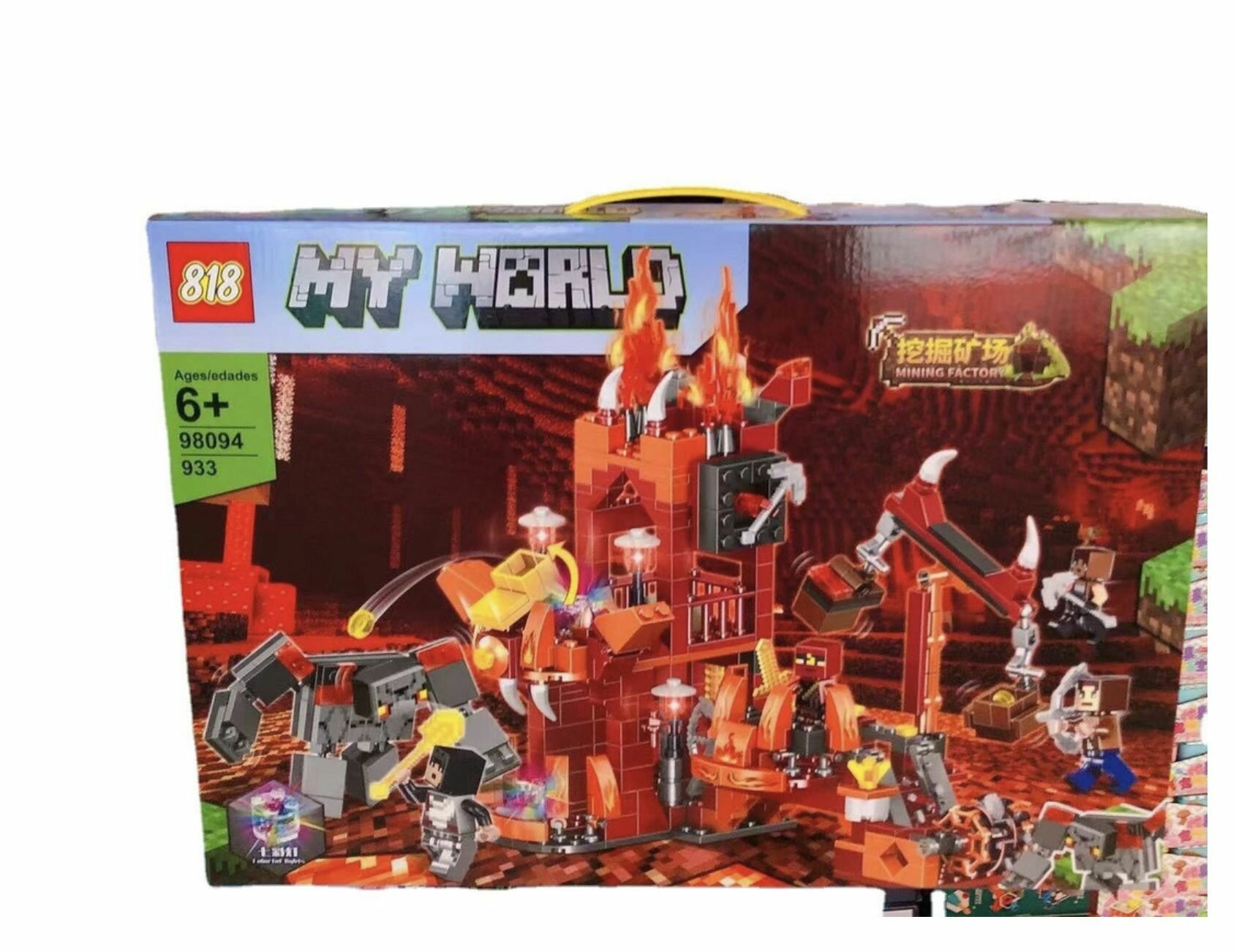 Конструктор My world Майнкрафт Minecraft Мой мир Башня набор 933 детали
