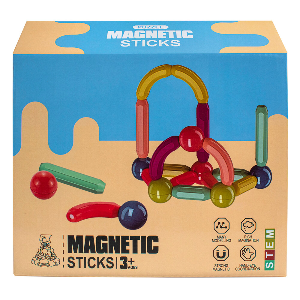 фото Магнитный конструктор MAYA TOYS, 37 деталей, 35898-1