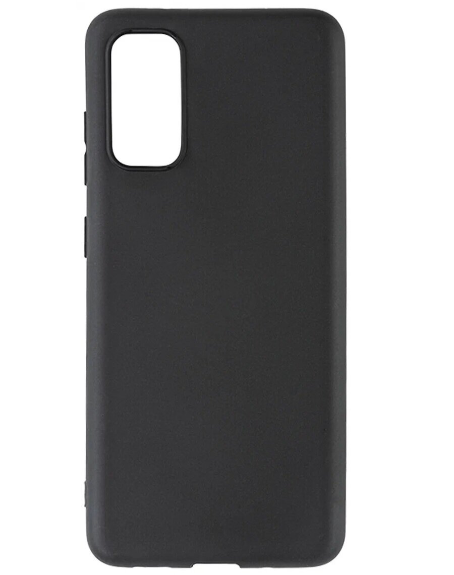 Fixtor/Чехол накладка для Samsung S20 силикон тонкий матовый черная