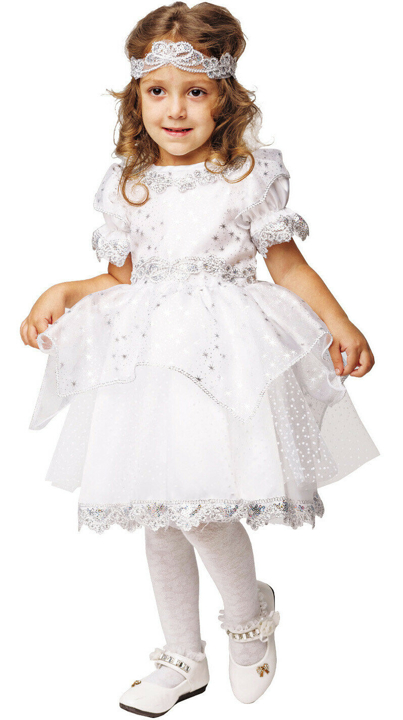 Детский костюм изящной Снежинки Pug-15