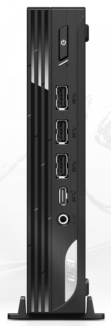 Неттоп MSI Pro DP10 , Intel Core i3 1315U 1.2 ГГц, 8Gb RAM, 256Gb SSD, Wi-Fi, BT, без ОС, черный (9S6-B0A611-050) - фото №3