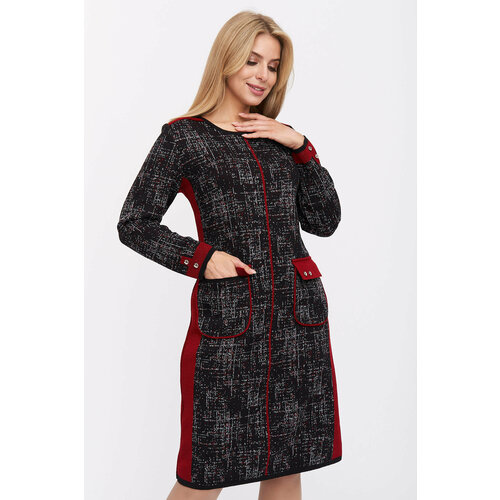 фото Платье злата, размер 48, красный, черный