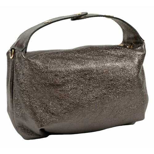 фото Сумка кросс-боди sefaro, фактура зернистая, серый