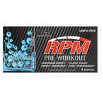 EVLution Nutrition, RPM, перед тренировкой, Blue Raz, 3 стик-пакета, 18,9 г (0,67 унции) - изображение