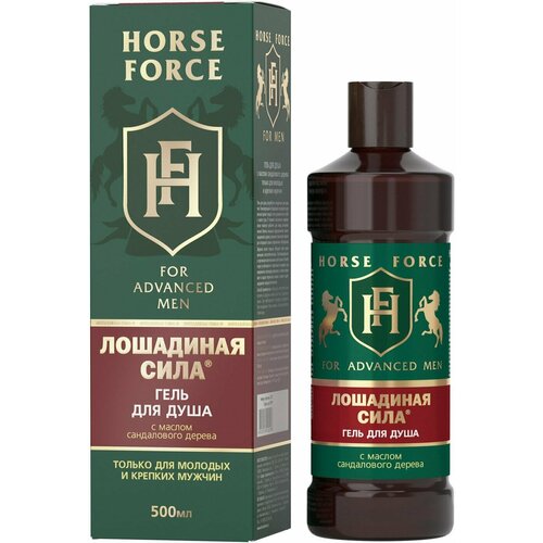 Лошадиная сила Гель для душа Лошадиная сила с маслом сандалового дерева 500мл 1 шт 1568₽