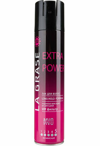 Фото La Grase / Лак для волос La Grase Extra Power Мегафиксация 250мл 3 шт