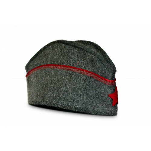 Шапка для бани и сауны Джаз Бань пилотка, серая