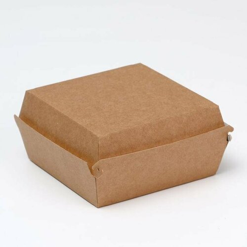 Упаковка для бургеров, 12 х 12 х 7 см, 1,4 л (комплект из 100 шт)