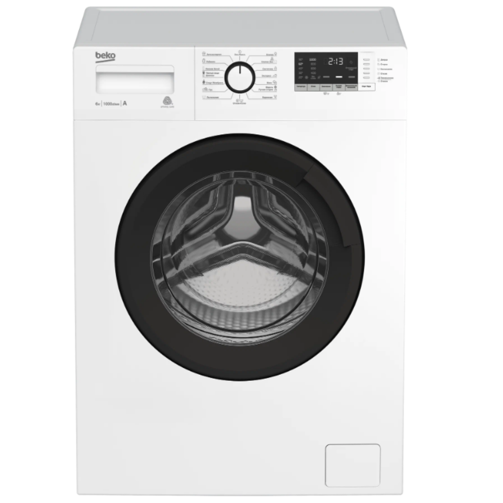 Стильная стиральная машина Beko WSRE6H612ZAWI