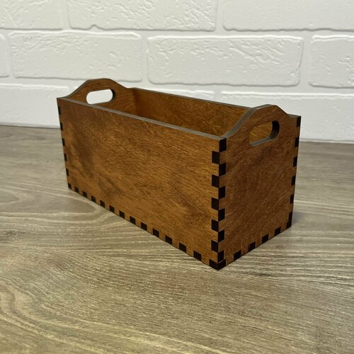 Ящик деревяный для хранения PinePeak / коробка для хранения вещей / деревянный ящик