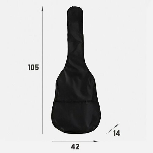 Чехол для гитары Music Life, черный, 105 х 41 см (комплект из 3 шт)