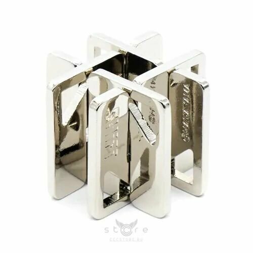 Головоломка Hanayama Huzzle Shift 3 ур. Серебряный головоломка hanayama huzzle duet 5 ур серебряный