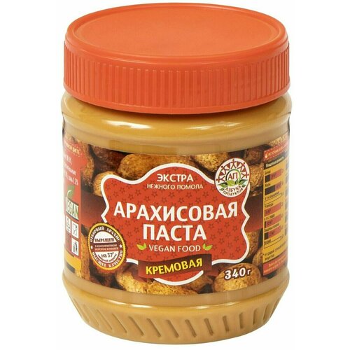 Паста арахисовая Азбука продуктов Экстра кремовая 340г 3 шт