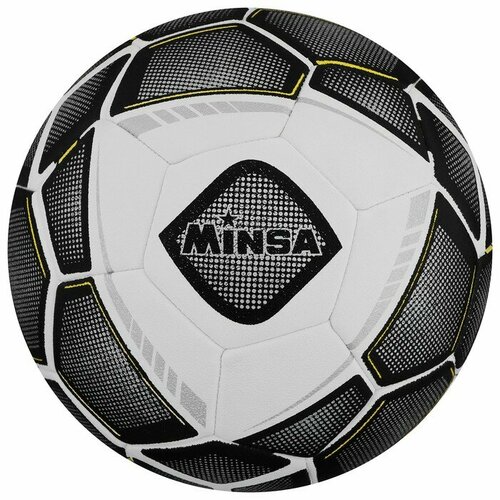 мяч футбольный minsa 32 панели tpu машинная сшивка размер 5 MINSA Мяч футбольный MINSA, микрофибра, машинная сшивка, 32 панели, р. 5