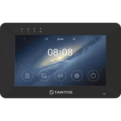 Монитор видеодомофона Tantos Rocky HD Wi-Fi (Black) Cенсорный экран 7" TVI (720p)