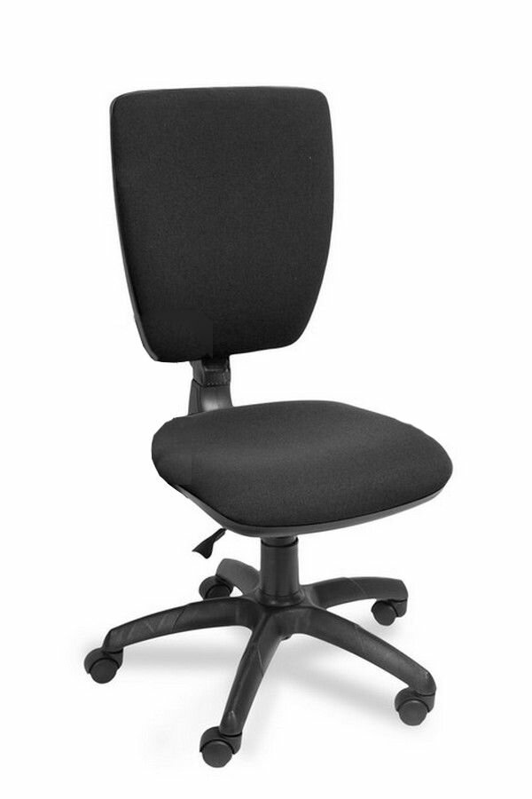 Компьютерное офисное кресло Мирэй Групп нота без подлокотников комфорт, Ткань, Черное