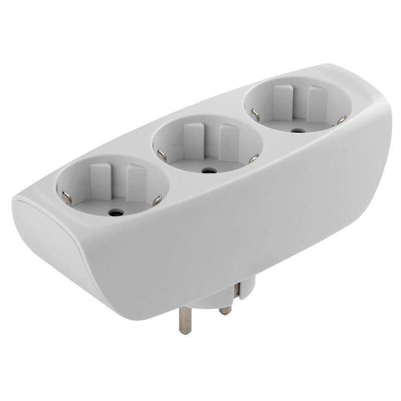 Тройник Эра 3 розетки SP-3e-W 1087526