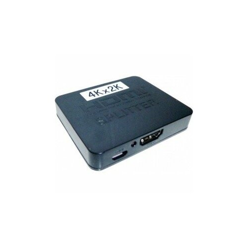 ORIENT HDMI 4K Splitter HSP0102HL, 1->2, HDMI 1.4/3D, UHDTV 4K(3840x2160)/HDTV1080p/1080i/720p, HDCP1.2, питание от USB, пластик. корпус (30103)