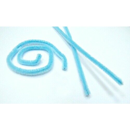 Набор синельной проволоки голубой 20 штук
