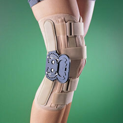 OppO 2137-M Ортез коленный ортопедический с боковыми шарнирами (M / Бежевый)