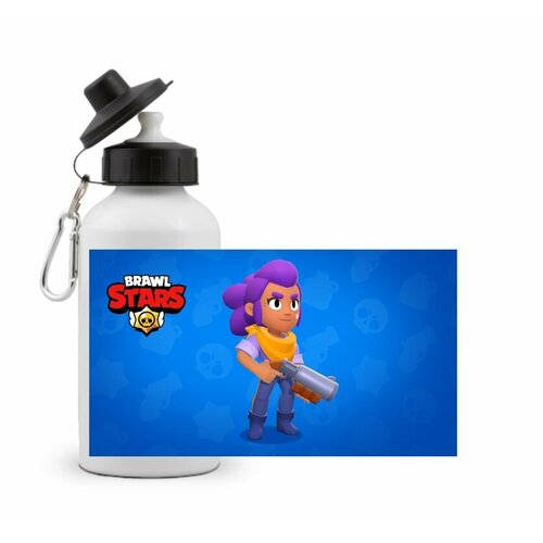 фото Спортивная бутылка бравл старс, brawl stars №29 с шелли mewni-shop