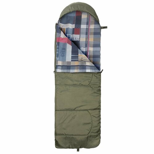 Спальный мешок Helios OLYMPUS Wide 300 220х90 холлофайбер зеленыйгород T-HS-SB-OW-300-NC 436500₽