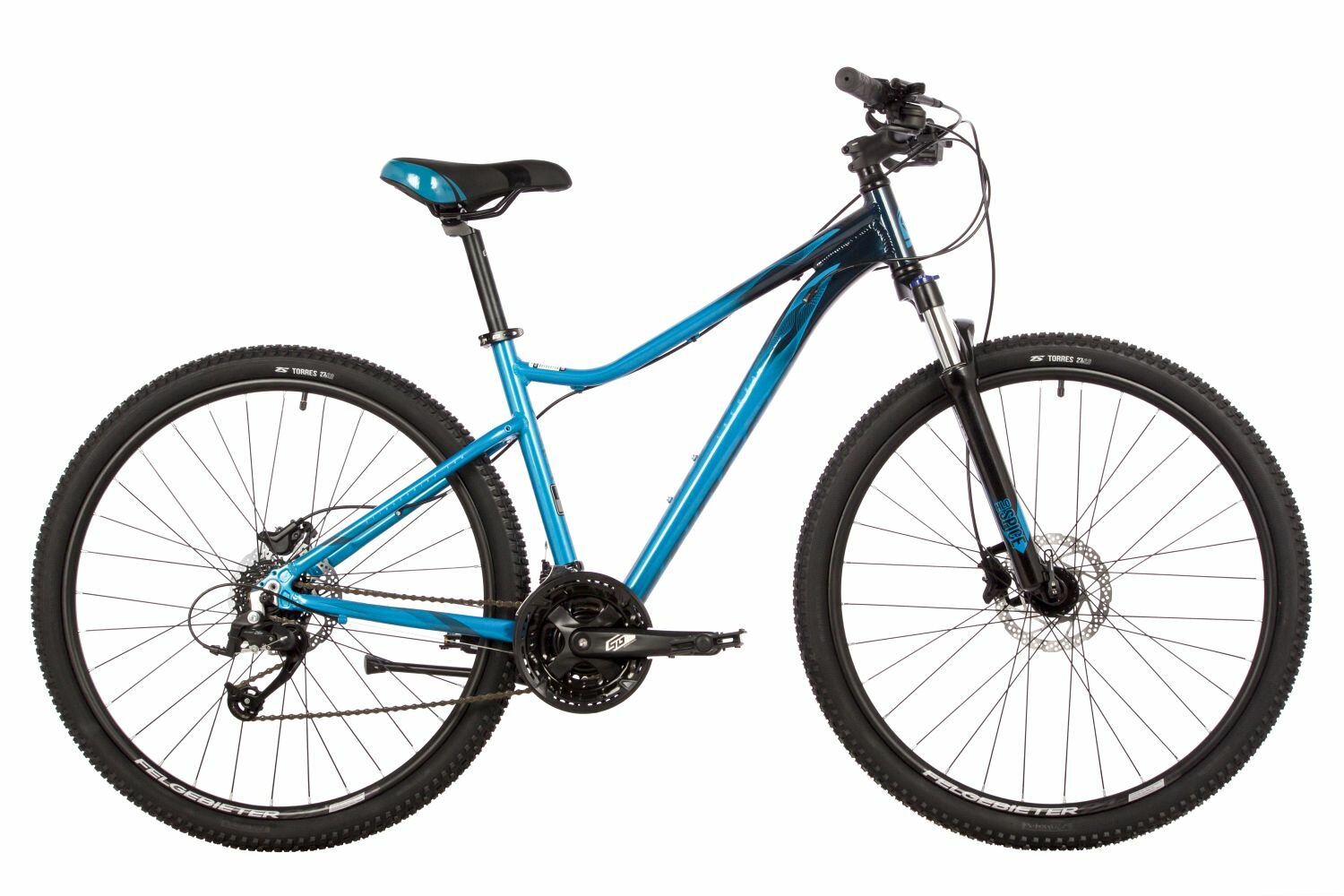 Велосипед Stinger Laguna Pro 27.5" (2023) (Велосипед STINGER 27.5" LAGUNA PRO синий, алюминий, размер 19")