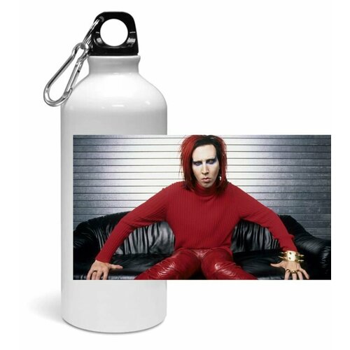 Спортивная бутылка Marilyn Manson, Мэрилин Мэнсон №7