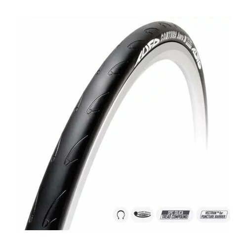 фото Tufo comtura aero 25 black-black 25-622 (700x25c) / соревновательная шоссейная покрышка
