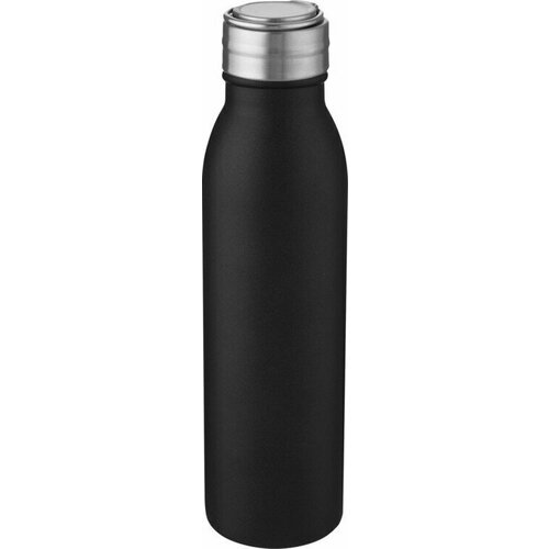 Harper, спортивная бутылка из нержавеющей стали объемом 700 мл с металлической петлей, черный комплект подстаканников гербовый в подарочной коробке