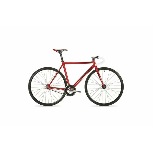 Велосипед DRAG Pista Comp FX 2022 Велосипед трековый DRAG Pista Comp FX 2022 58XL Красный-Черный DrPisCFX22 RB58XL 9680000₽