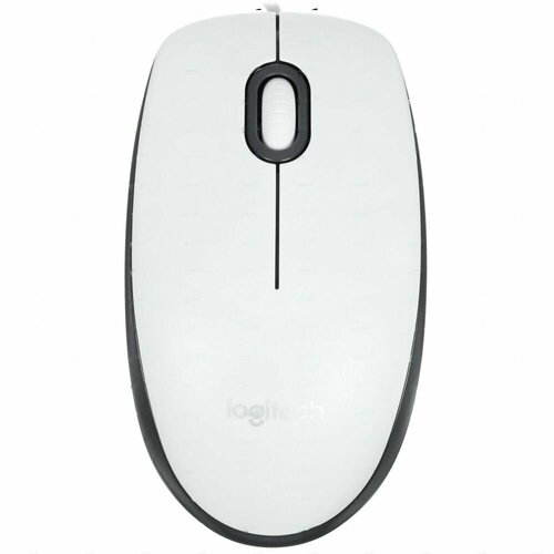 Мышь проводная Logitech M100r 910-005007 белый 359600₽