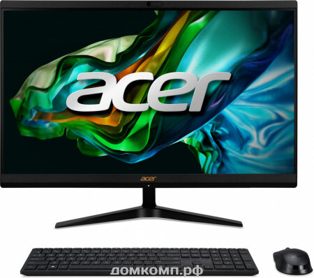 Acer Моноблок Acer Aspire C24-1800 238" Full HD i3 1315U (09) 8Gb SSD512Gb Iris Xe CR noOS GbitEth WiFi BT 65W клавиатура мышь Cam черный 1920x1080