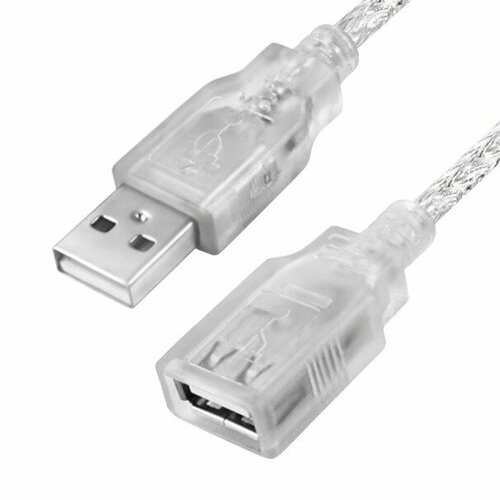 Удлинитель USB 2.0 Тип A - A Greenconnect GCR-51128 5.0m gcr кабель premium 1 5m usb 2 0 am bm белый нейлон ферритовые кольца 28 24 awg экран армированный морозостойкий