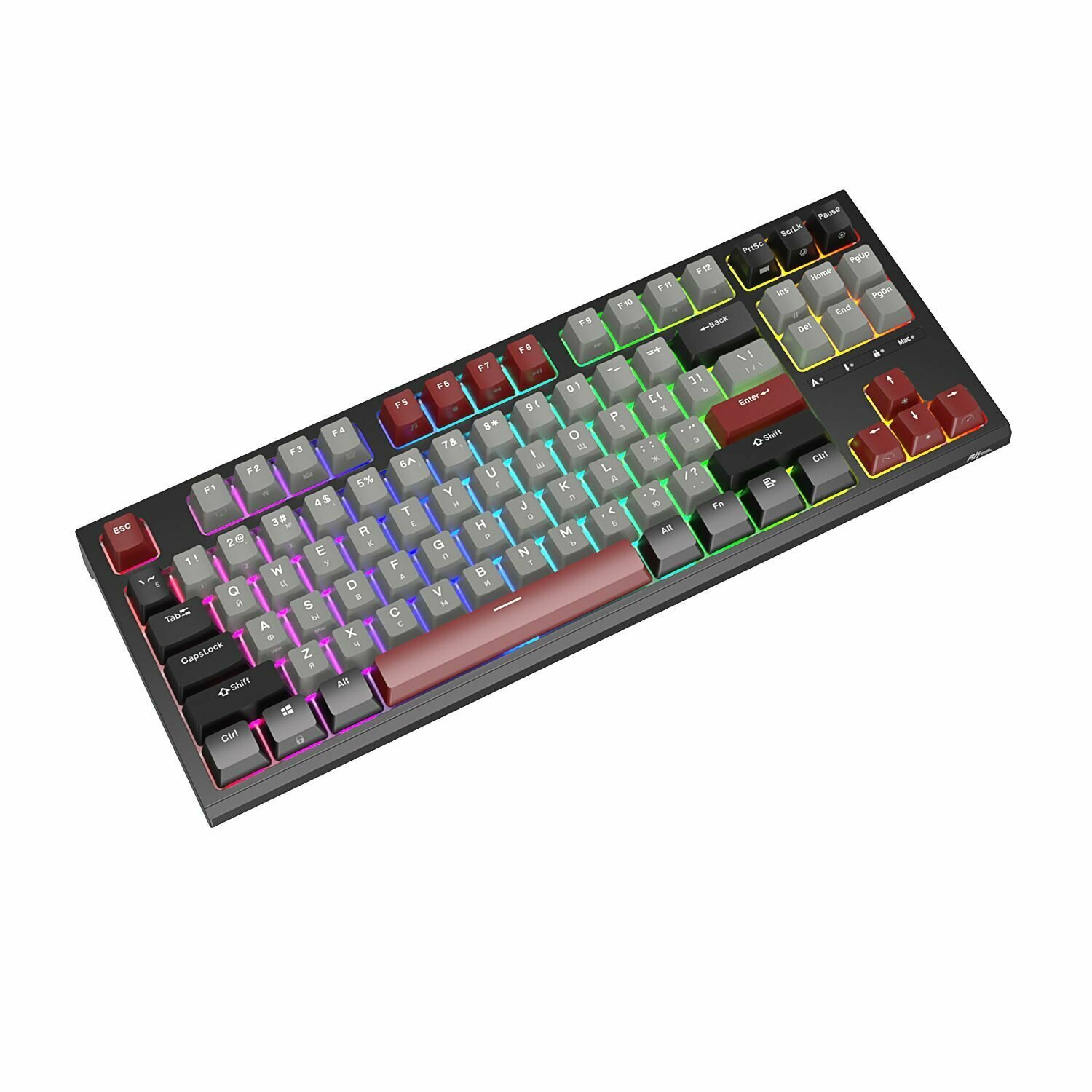 Беспроводная клавиатура Royal Kludge RKR87 RGB Черный (красные свитчи)