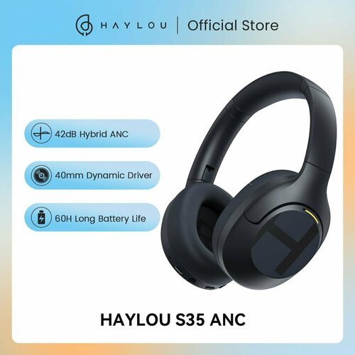 Беспроводные наушники Haylou S35 ANC Black 594900₽