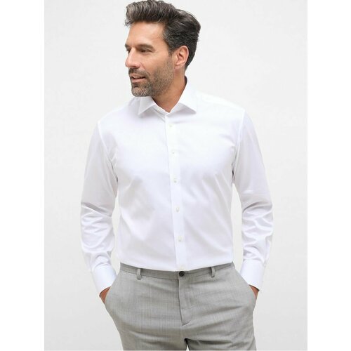 фото Рубашка eterna, размер 45, белый