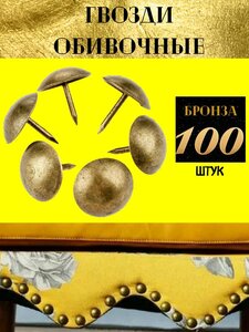 Гвозди обивочные 100шт