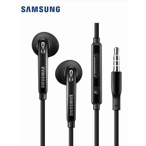 Наушники Samsung EO-EG920 с микрофоном чёрные в чехле 164700₽