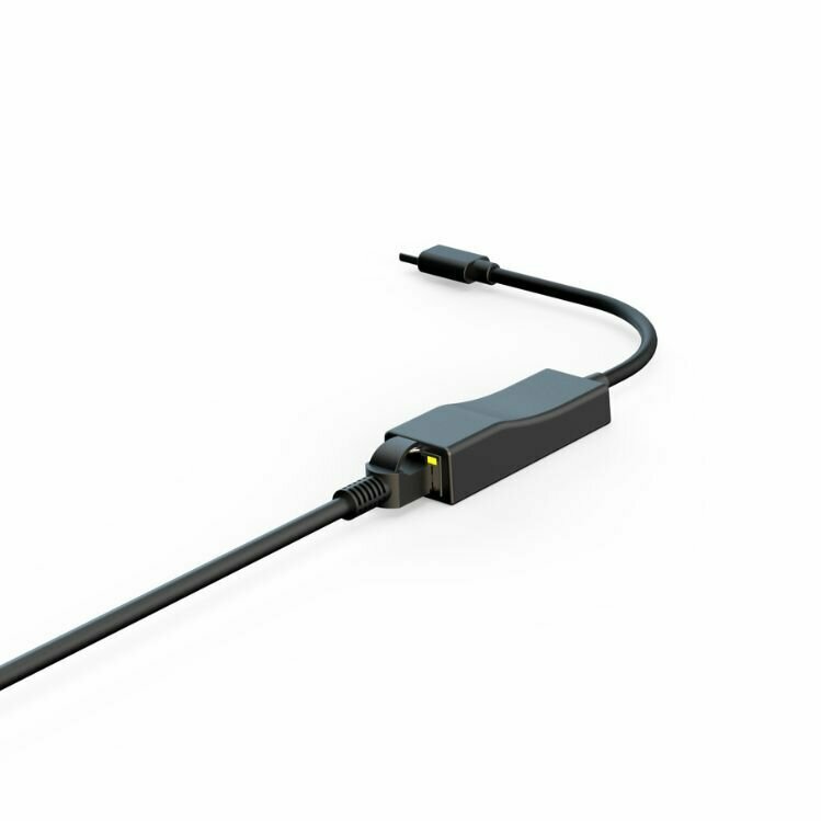 Внешняя сетевая Ethernet карта USB Type-C - LAN (RJ45) 10/100/1000 Мбит/с