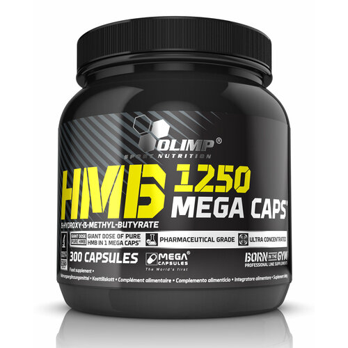 HMB Mega Caps Olimp (300 кап, 1 кап = 1250 мг)