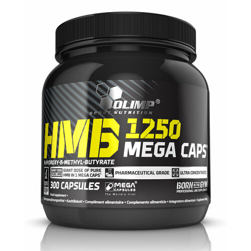 фото Hmb mega caps olimp (300 кап, 1 кап = 1250 мг) olimp sport nutrition