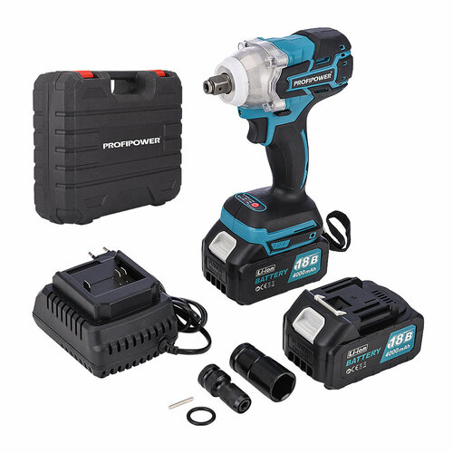 Гайковерт E0081 бесщеточный 18 B MKDTW-18V 2 шт Li-ion аккумулятора 40 Ач 956500₽