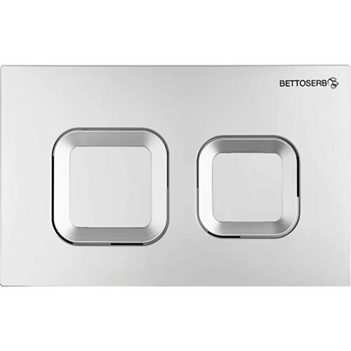 Клавиша смыва BETTOSERB BY PESTAN хром матовый пластик 40006472 2939₽