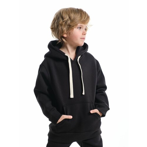 фото Худи mini maxi, размер 104, черный