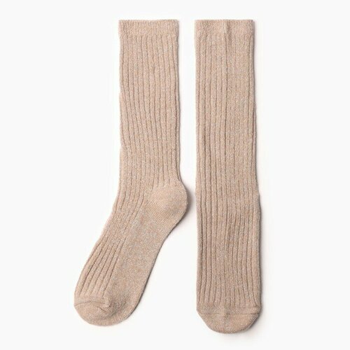 фото Носки hobby line, размер 36/40, бежевый