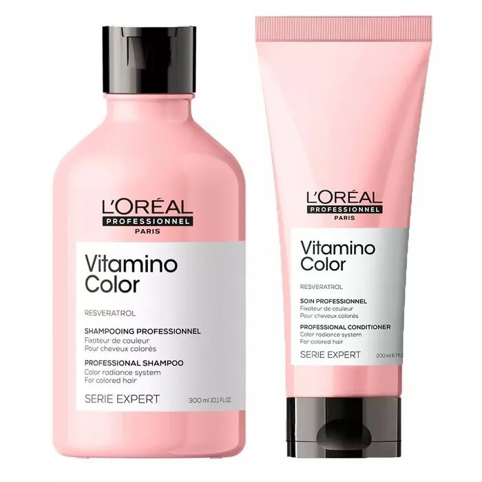 L'oreal Professionnel Serie Expert Набор Vitamino Color: Шампунь, 300 мл + Кондиционер, 200 мл