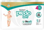 Predo Baby Подгузники детские, размер 4, 7-18 кг, 5 шт