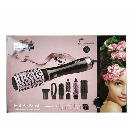 Фен набор для волос розовый DSP 50020 7в1 349000₽